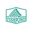 Fishpond Die Cut Stickers Dorsal Fin - Aqua / 4" Stickers