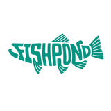 Fishpond Die Cut Stickers Pescado - Aqua / 4" Stickers