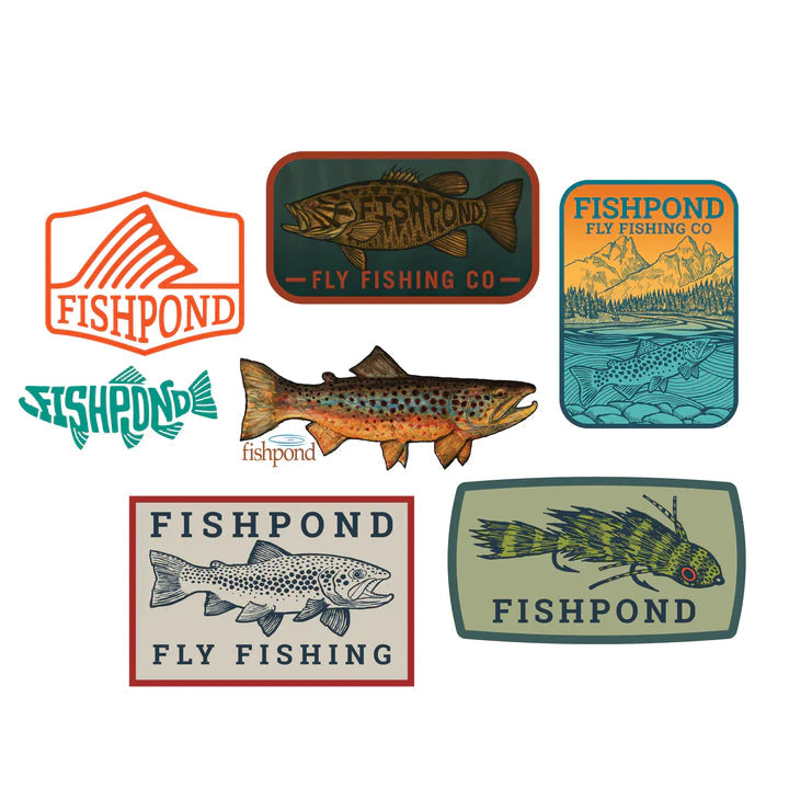 Fishpond Freshwater Sticker Bundle Stickers