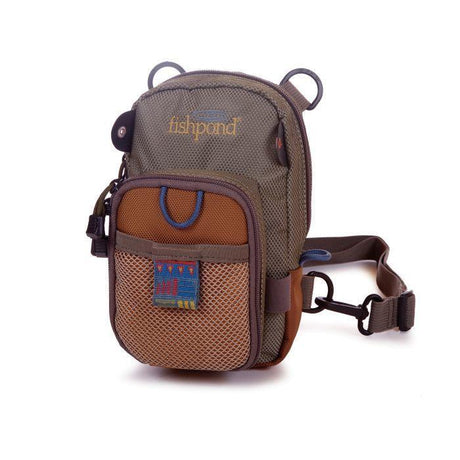 Fishpond San Juan Vertical Chest Pack Sand/Saddle Brown Vests & Packs