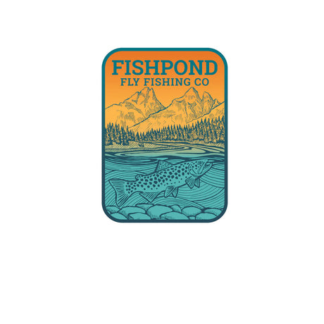 Fishpond Solitude Sticker - 5" Stickers