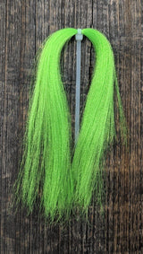 Fluoro Fiber Chartreuse Flash, Wing Materials