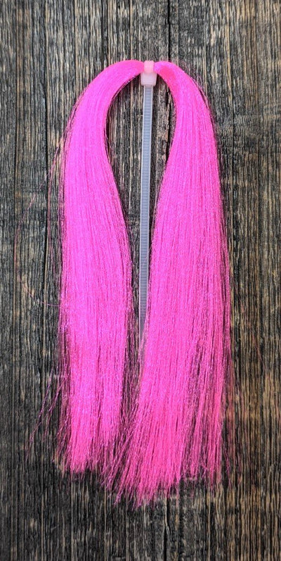 Fluoro Fiber Hot Pink Flash, Wing Materials