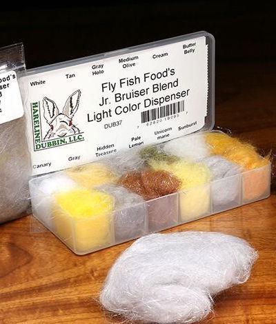 Fly Fish Food's Jr Bruiser Blend Light Color Dispenser Dubbing