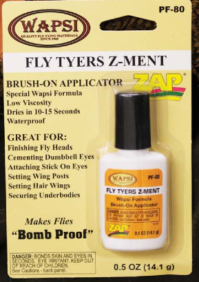 Fly Tyers Z-ment Wapsi Zap a Gap Super Glue Cement
