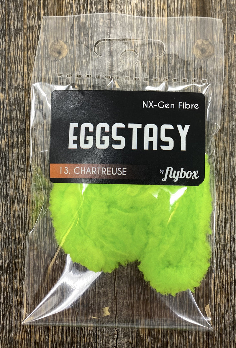 Flybox Eggstasy Chartreuse Chenilles, Body Materials