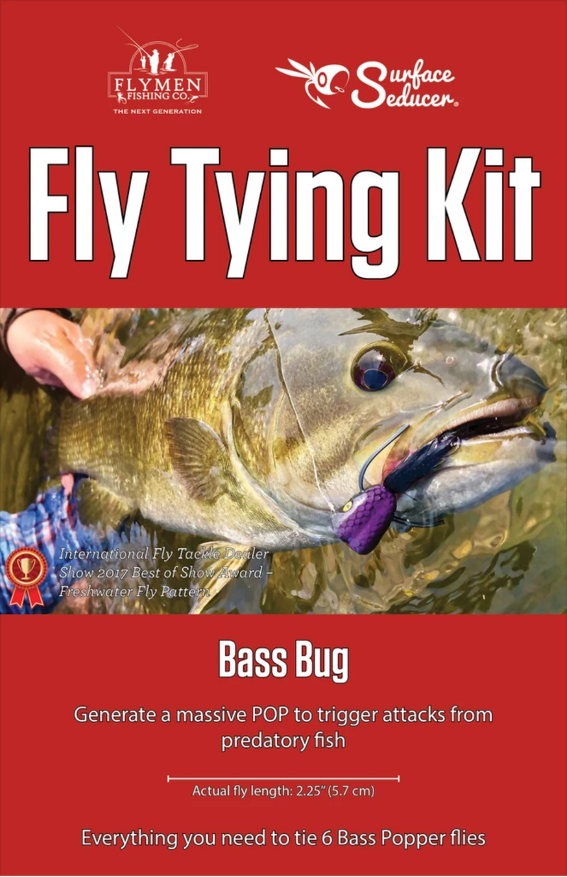 Flymen Bass Popper Fly Tying Kit Fly Tying Kit