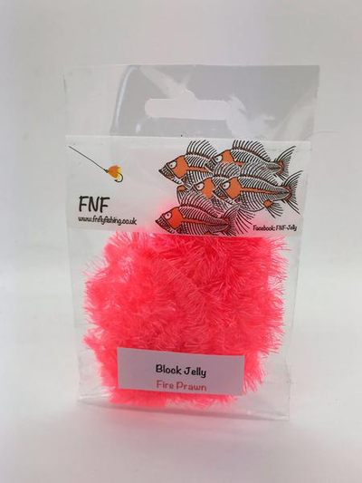 FNF Block Jelly 15mm Fire Prawn Chenilles, Body Materials
