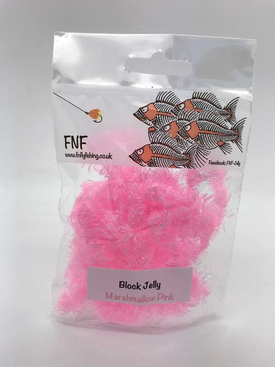 FNF Block Jelly 15mm Marshmallow Pink Chenilles, Body Materials
