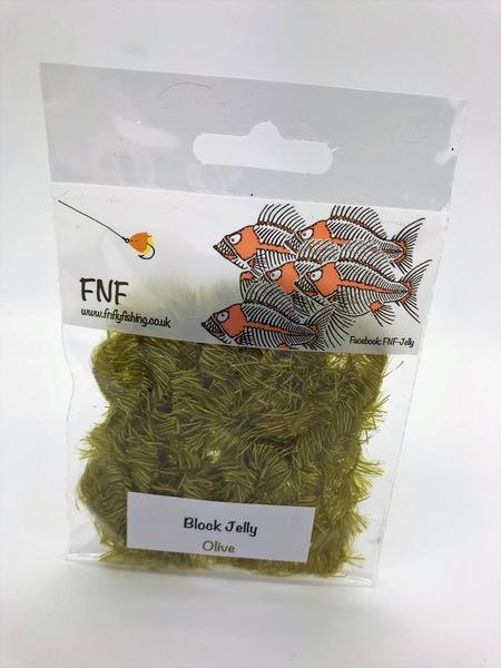 FNF Block Jelly 15mm Olive Chenilles, Body Materials