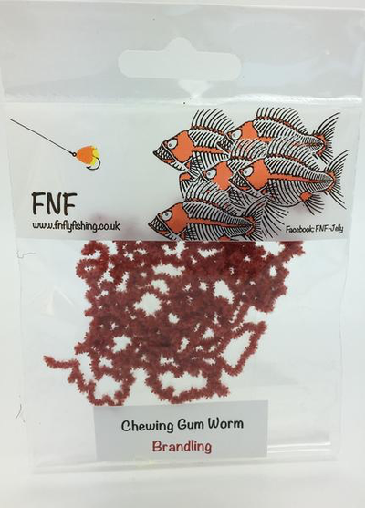 FNF Chewing Gum Worm Chenille 3mm Brandling Worm Chenilles, Body Materials