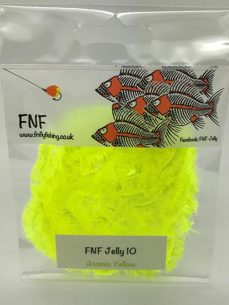 FNF Jelly 10 mm Atomic Yellow Chenilles, Body Materials