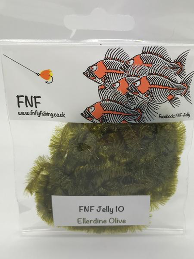 FNF Jelly 10 mm Ellerdine Olive Chenilles, Body Materials