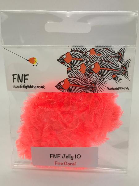 FNF Jelly 10 mm Fire Coral Chenilles, Body Materials
