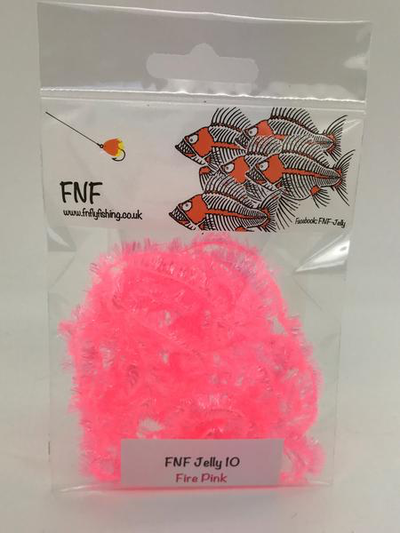FNF Jelly 10 mm Fire Pink Chenilles, Body Materials