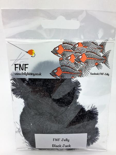 FNF Jelly Fritz 15mm blob chenille  black jack