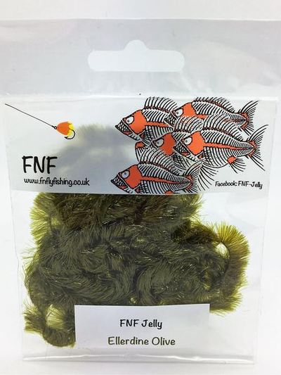 FNF Jelly Fritz 15mm Ellerdine Olive Chenilles, Body Materials