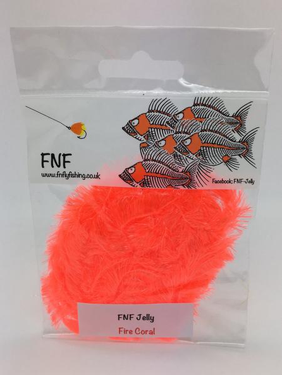 FNF Jelly Fritz 15mm Fire Coral Chenilles, Body Materials