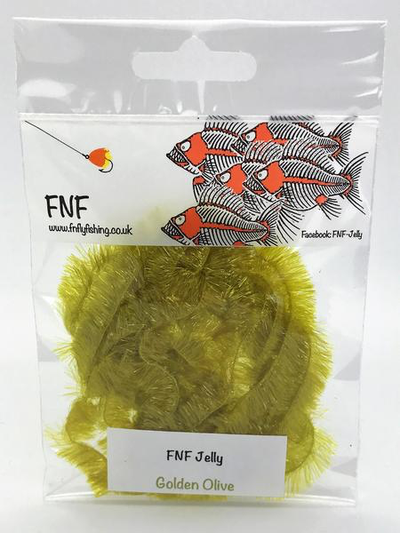FNF Jelly Fritz 15mm Golden Olive Chenilles, Body Materials