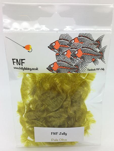 FNF Jelly Fritz 15mm Pale Olive Chenilles, Body Materials