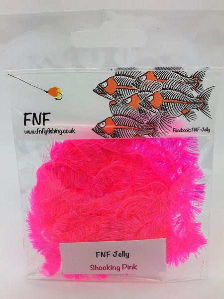 FNF Jelly Fritz 15mm Shocking Pink Chenilles, Body Materials