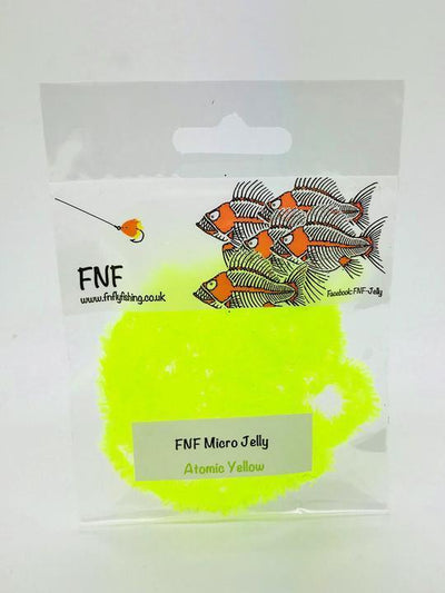 FNF Micro Jelly 6mm Atomic Yellow Chenilles, Body Materials