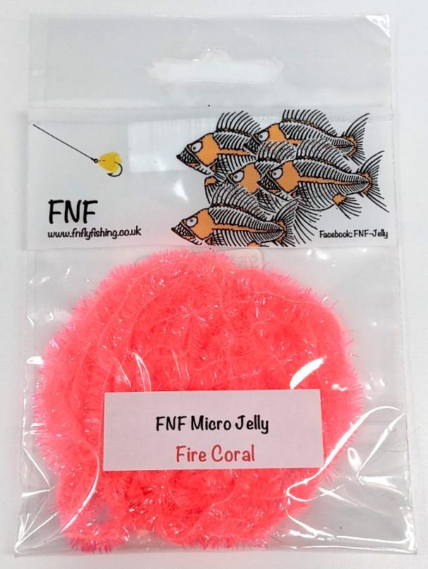 FNF Micro Jelly 6mm Fire Coral Chenilles, Body Materials