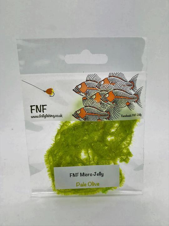 FNF Micro Jelly 6mm Pale Olive Chenilles, Body Materials