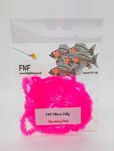 FNF Micro Jelly 6mm Shocking Pink Chenilles, Body Materials