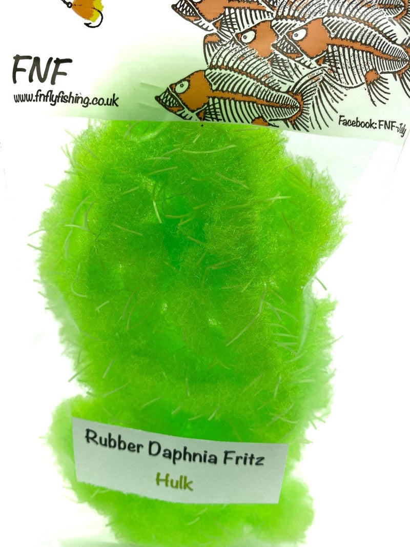 FNF Rubber Daphnia Fritz Hulk Chenilles, Body Materials