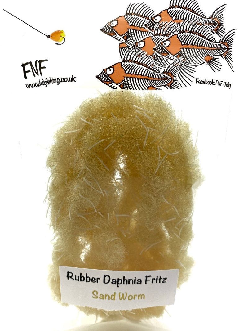 FNF Rubber Daphnia Fritz Sand Worm Chenilles, Body Materials