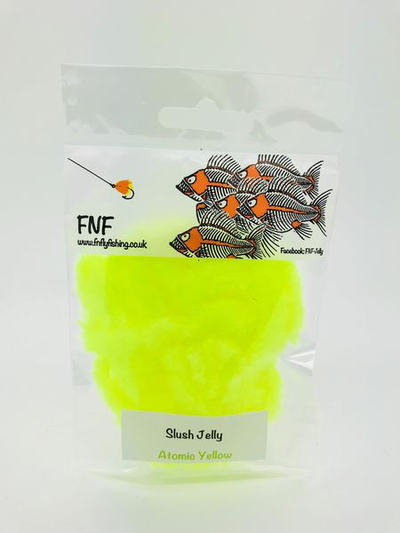 fnf atomic yellow slush jelly fly tying