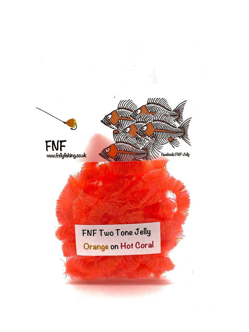 FNF Two Tone Jelly Orange On Hot Coral Chenilles, Body Materials
