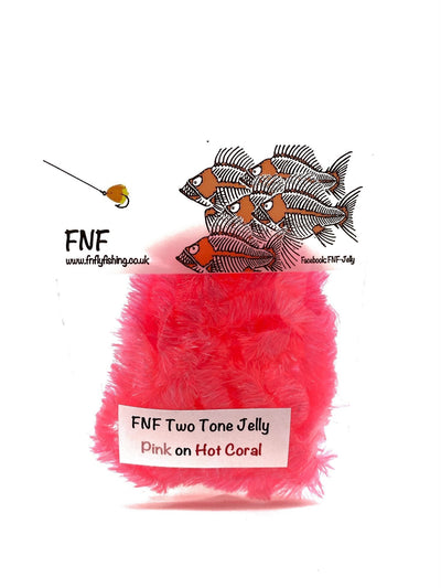 FNF Two Tone Jelly Pink On Hot Coral Chenilles, Body Materials