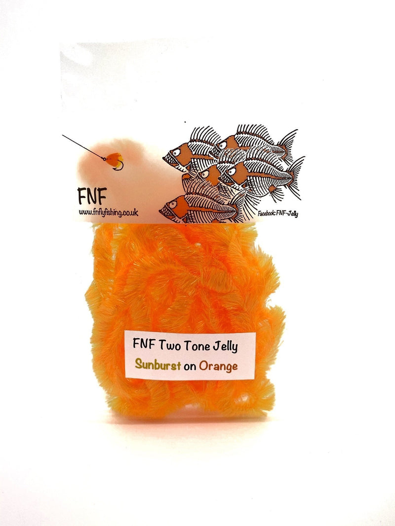 FNF Two Tone Jelly Sunburst On Orange Chenilles, Body Materials