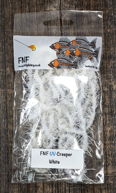 FNF UV Creeper Fl. White Chenilles, Body Materials