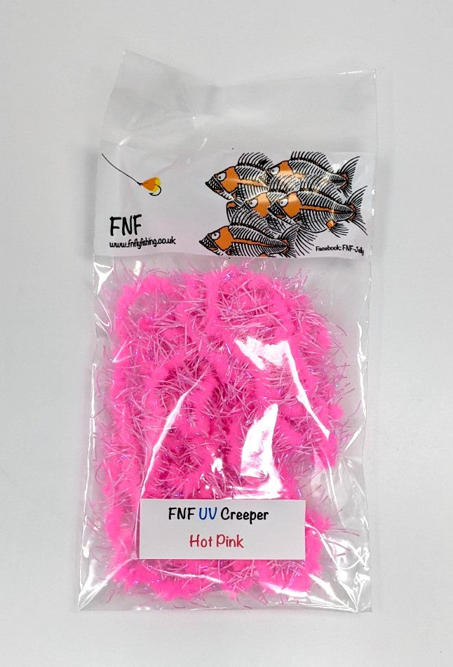 FNF UV Creeper Hot Pink Chenilles, Body Materials