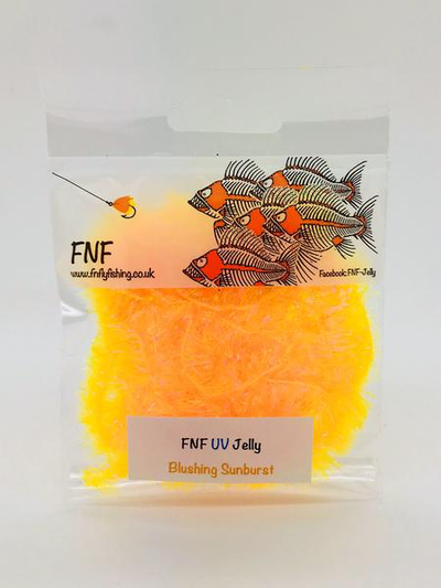 FNF UV Jelly 15 mm Blushing Sunburst Chenilles, Body Materials