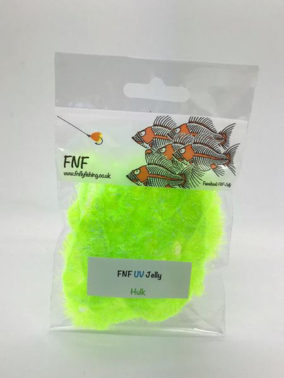 FNF UV Jelly 15 mm blob chenille stillwater flies hulk