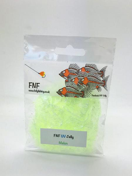 FNF UV Jelly 15 mm chenille blob melon stillwater fly tying