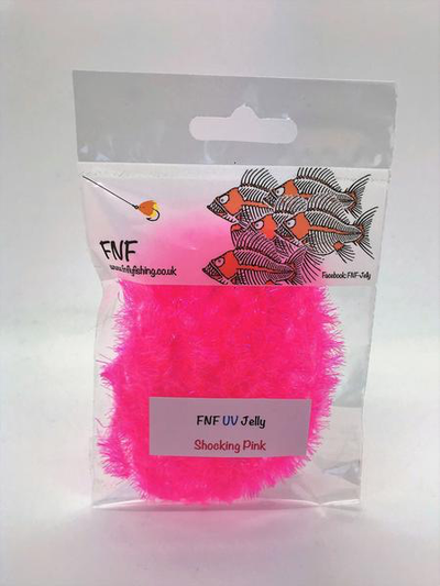 FNF UV Jelly 15 mm Shocking Pink Chenilles, Body Materials