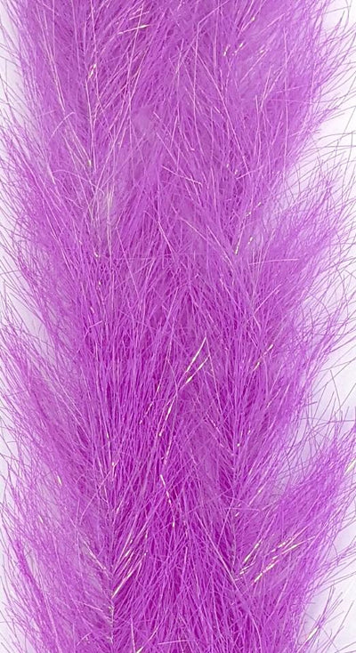 Frenzy Fly Fiber Brush Electric Violet / 1" Chenilles, Body Materials