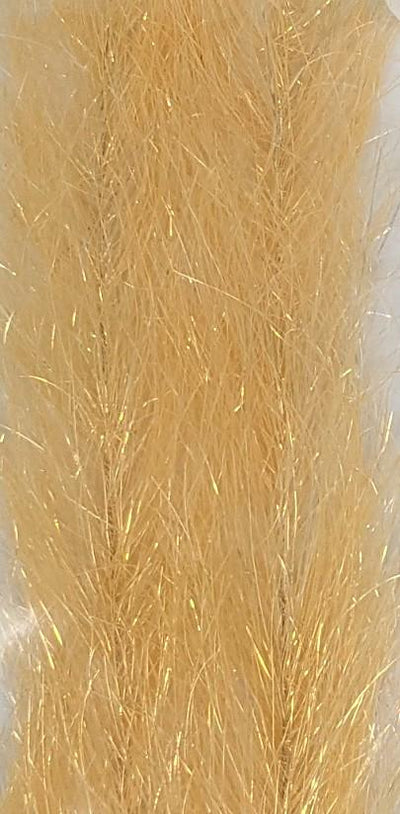 Frenzy Fly Fiber Brush Golden Tan / 1" Chenilles, Body Materials