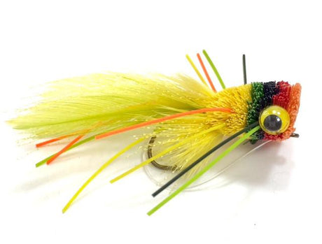 Fruit Cocktail Deer Hair Bug size 6