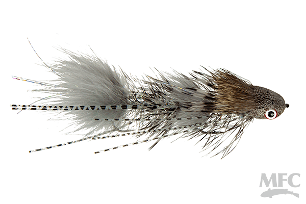 Galloup's Dungeon Streamer Gray Flies