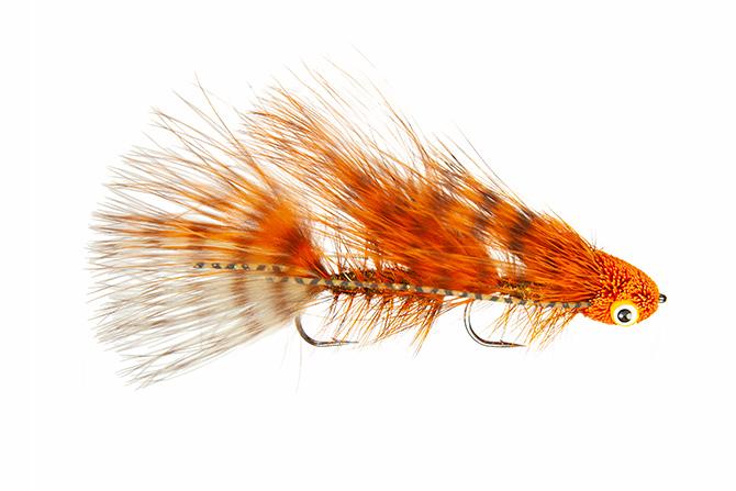 Galloup's Mini Dungeon Craw Orange Flies