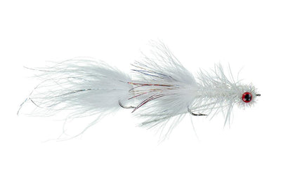 Galloup's Tips Up White / 2 Flies