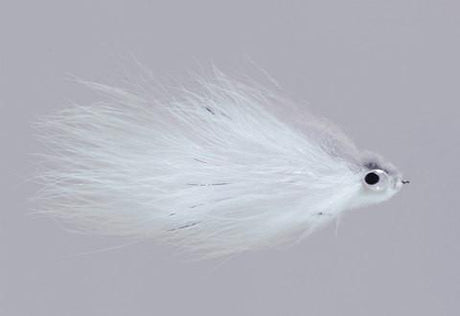 Galloup's Totally Articulated Streamer Gray White