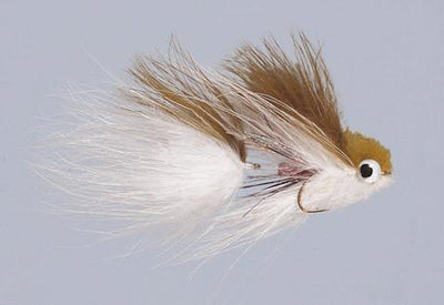 Galloup's Totally Articulated Streamer Olive White
