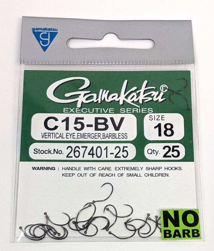 Gamakatsu C15-BV Barbless Hook 25 pack – Dakota Angler & Outfitter